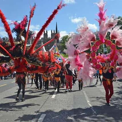 A free carnival is staged in the city centre on the opening weekend of the festival.