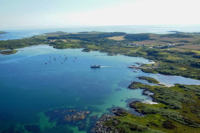 Gigha is located off the coast of Kintyre.