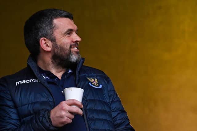 St Johnstone boss Callum Davidson is hoping to get his hands on a different cup this afternoon