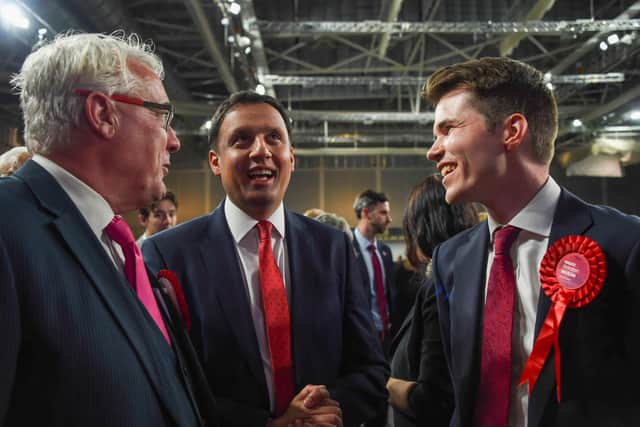 New Labour Glasgow South MP Gordon McKee (right) with Scottish Labour Leader Anas Sarwar (Photo by Lisa Ferguson/National World)
