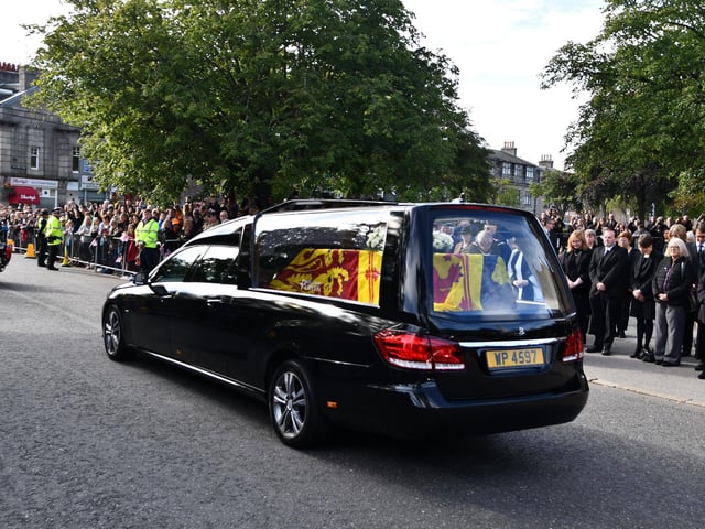 After leaving Balmoral Castle, The Queen's coffin will travel to Ballater along Braemar Road onto Bridge Street to Glenmuick Church and then to Aberdeen (Pic: Michael Gillen)