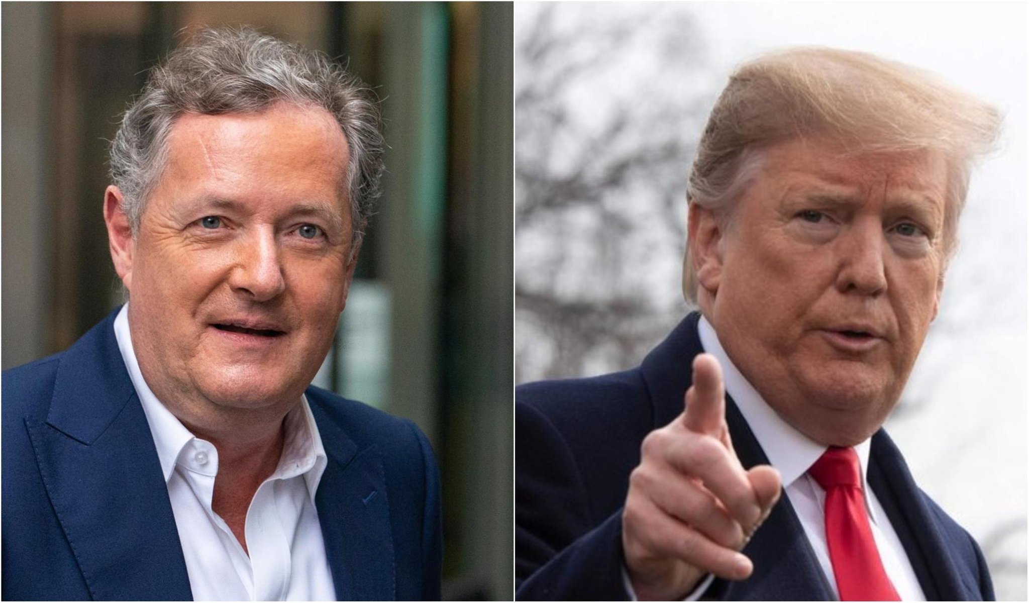 Morgan v Trump: Two inveterate self-publicists lead viewers on merry dance