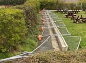 Vandals left a trail of destruction after targeting the new park.