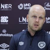 Hearts head coach Steven Naismith.