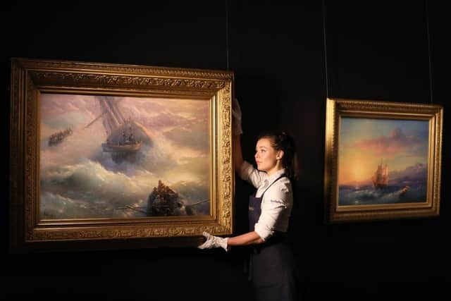 Two other paintings by Ivan Aivazovsky were offered as part of Sotheby’s Russian Pictures sale last year in London.