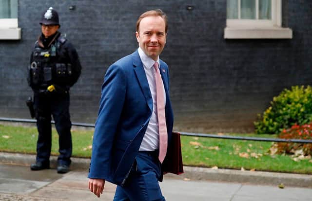 Matt Hancock celebrated the UK's move from alert level four to three (Getty Images)