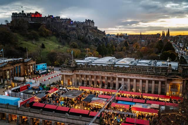 Edinburgh's Chistmas festival returned at the weekend.