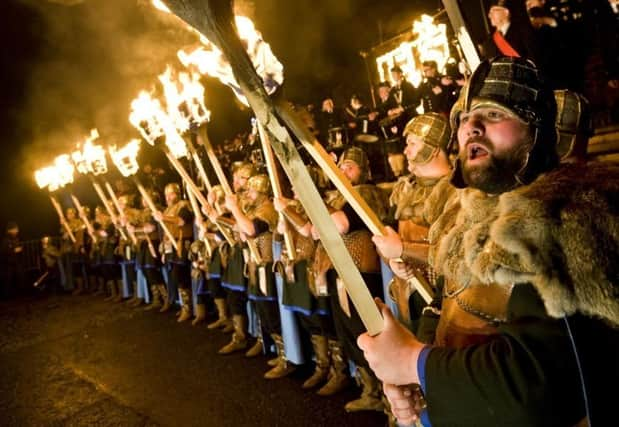 Shetland Vikings will be in Edinburgh for the torchlight procession curtainraiser for the city's Hogmanay celebrations. Picture: Ian Georgeson