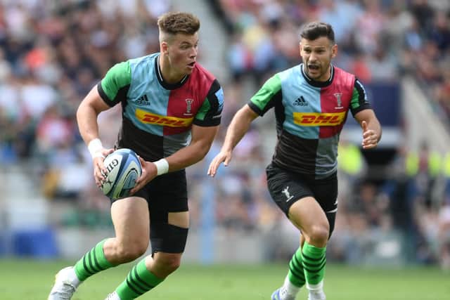 Huw Jones is rejoining Glasgow after a season at Harlequins. (Photo by Mike Hewitt/Getty Images)
