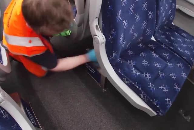 ScotRail urge passengers to stop leaving dirty tissues on seats and tables in trains