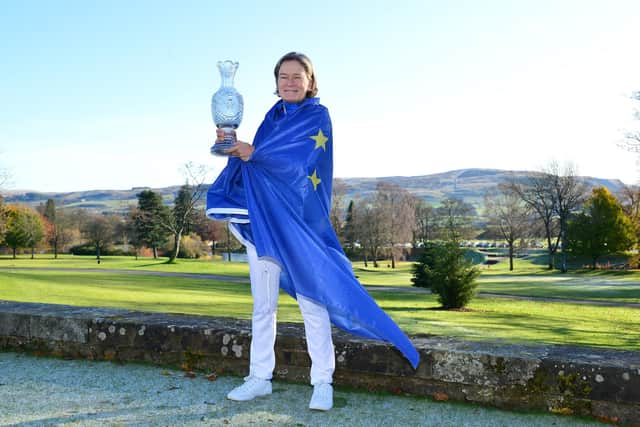 Catriona Matthew captained Europe to Solheim Cup victory last year. Picture: Mark Runnacles/Getty Images