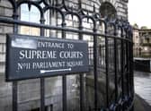 The entrance to the Supreme Courts and Court of Session in Parliament Square, Edinburgh. Picture: Jane Barlow/PA Wire