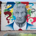 'Why', a mural of Sir David Amess by local Artist Madmanity, at a skate park in Leigh-on-Sea, Essex. The Conservative MP Sir David Amess died after he was stabbed several times at a constituency surgery on Friday. Picture date: Monday October 18, 2021.