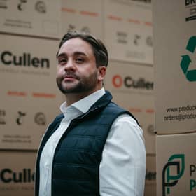 Cullen owner David MacDonald says the expansion enables the firm to deliver more than a billion eco-friendly products per year. Picture: Andrew Cawley.