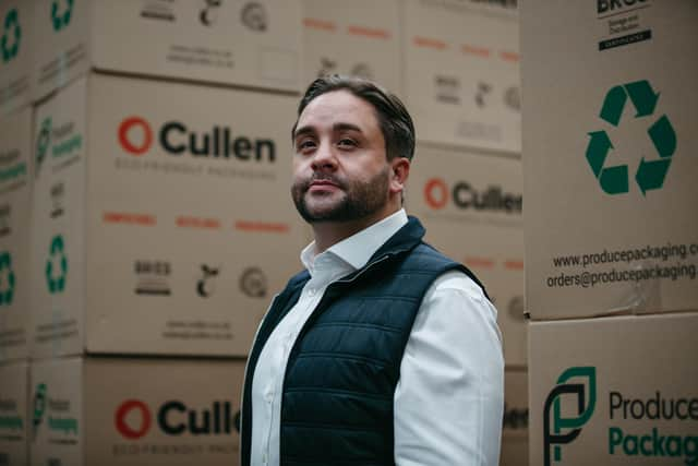 Cullen owner David MacDonald says the expansion enables the firm to deliver more than a billion eco-friendly products per year. Picture: Andrew Cawley.