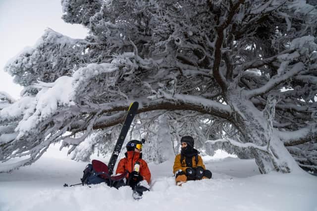Findlay Farquharson and Joab Matthews take a breather PIC: Charlie Wood