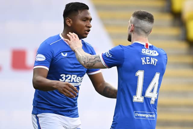 Ryan Kent and Alfredo Morelos will soon enter the final year of their contracts. (Photo by Rob Casey / SNS Group)