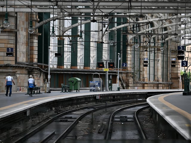 Thousands of jobs are at risk in maintenance roles and ticket office closures were planned as well as pay freezes during the cost of living crisis, says the RMT union. (Photo by Jeff J Mitchell/Getty Images)