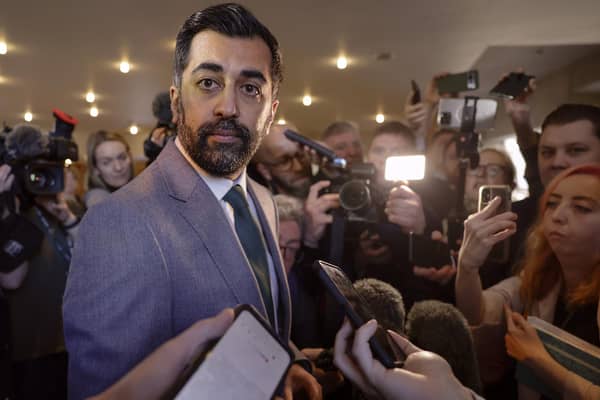 A rabbit caught in the headlights? Humza Yousaf is struggling as the bad news just keeps coming (Picture:Jeff J Mitchell/Getty Images)
