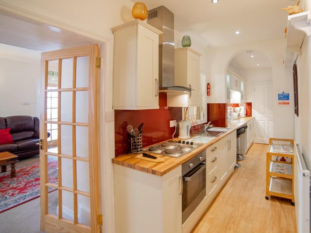 Lower kitchen area.