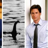 Left to right: Prince Harry, the Loch Ness Monster, and Rob Lowe.