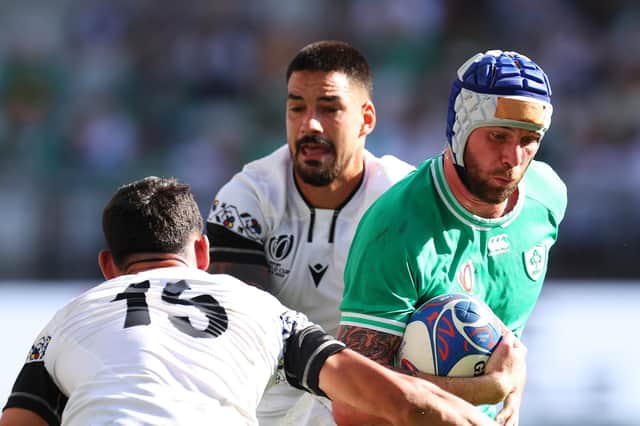 Mack Hansen has been promoted to Ireland's starting XV for the match against Tonga.