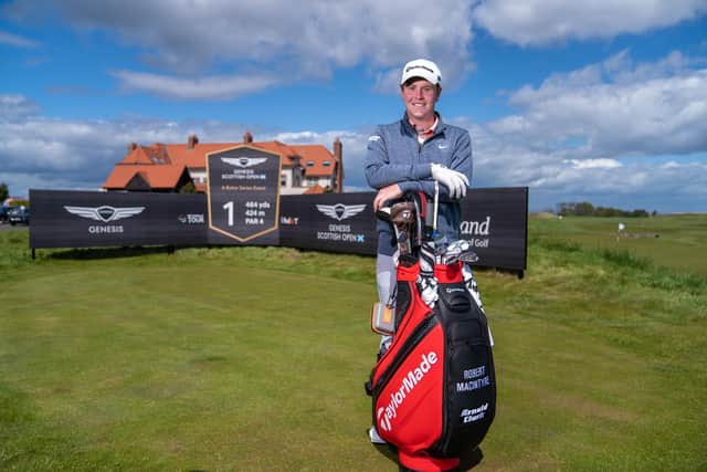 Bob MacIntyre was speaking at a media day for this year's Genesis Scottish Open, which takes place at The Renaissance Club in July. Picture: Kenny Smith Photography.