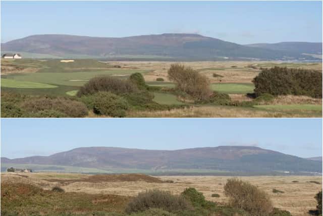 An artist's impression of what the golf course at Coul Links could look like. Pictures: Supplied by C4C.
