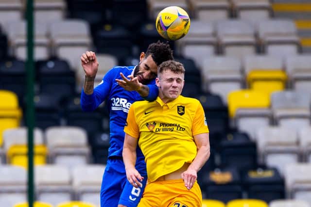 Jack Hamilton competed well in Livingston's 0-0 draw with Rangers. Picture: Craig Williamson / SNS