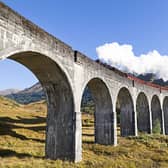 The Jacobite train crossing the Glenfinnan Viaduct. Picture: West Coast Railways.