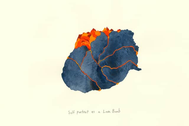 Self Portrait as a Lava Bomb by Ilana Halperin
