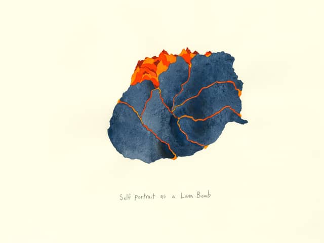 Self Portrait as a Lava Bomb by Ilana Halperin