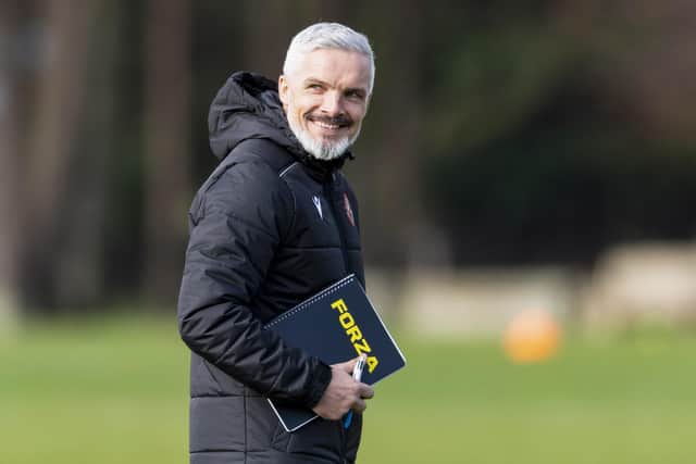 New Dundee United boss Jim Goodwin will come up against his old club on Saturday evening.