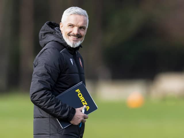 New Dundee United boss Jim Goodwin will come up against his old club on Saturday evening.