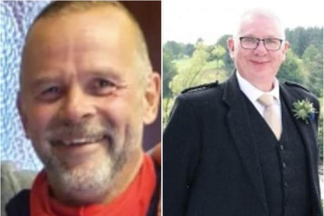 Christopher Stuchbury, 62 and Donald Dinnie, 58