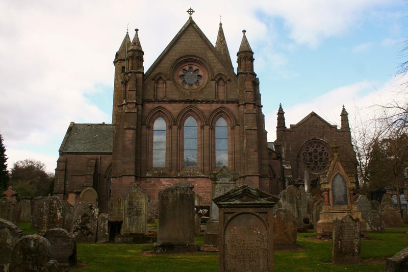 The cathedral can be found in the heart of the picturesque town of Brechin in Angus. Visit Angus reports: “The cathedral was originally dedicated to the Holy Trinity and this is commemorated in the Coat of Arms of the town which has a gold shield with three red rays converging at a point near the base.”