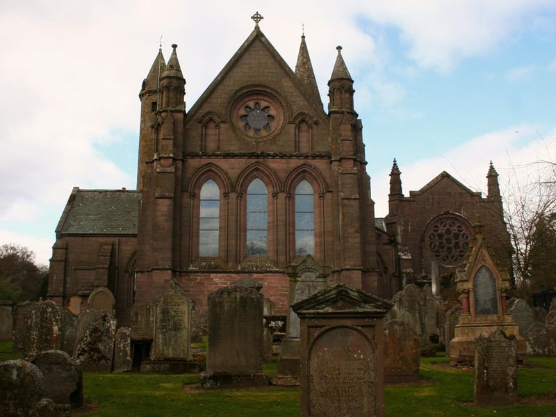 The cathedral can be found in the heart of the picturesque town of Brechin in Angus. Visit Angus reports: “The cathedral was originally dedicated to the Holy Trinity and this is commemorated in the Coat of Arms of the town which has a gold shield with three red rays converging at a point near the base.”