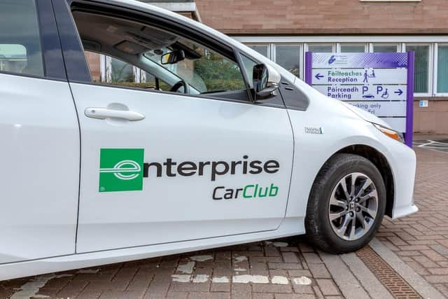 Car-sharing club membership is offered as an option under the low emission zone scrappage scheme. Picture: Enterprise/Malcolm McCurrach