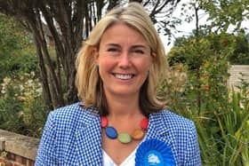 Photo issued by the Conservative Party of Anna Firth who has been selected as the Tory candidate for the Southend West by-election by Conservative members.
