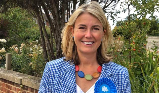 Photo issued by the Conservative Party of Anna Firth who has been selected as the Tory candidate for the Southend West by-election by Conservative members.