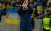 Steve Clarke applauds the Scotland fans at the end of the goalless draw in Krakow. (Photo by Craig Williamson / SNS Group)