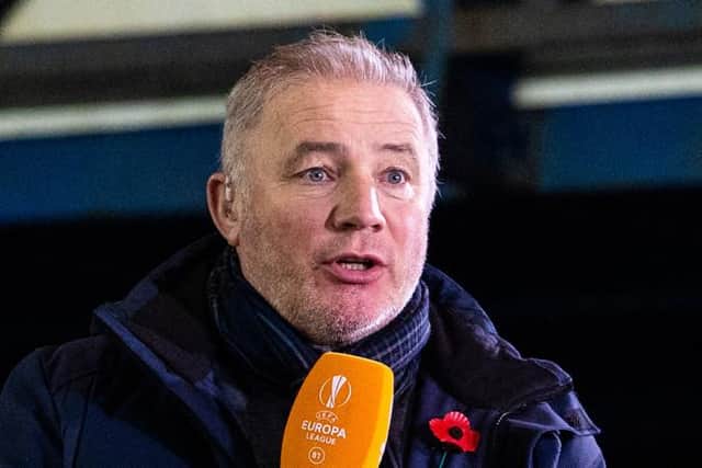 Former Rangers boss McCoist was working for BT Sport and saw his club record for European goals beaten by Alfredo Morelos