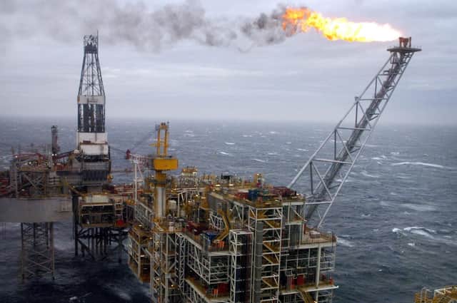 An oil rig in the North Sea. Picture: Danny Lawson/PA Wire