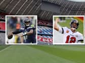 Geno Smith, of the Seattle Seahawks, will take on Tom Brady of the Tampa Bay Buccaneers at the Allianz Arena in Germany.