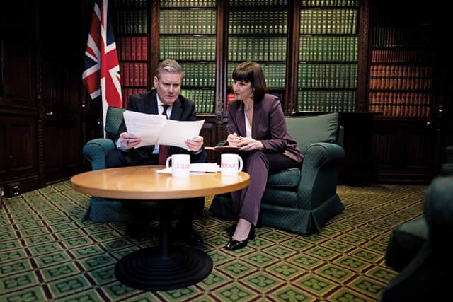 Labour leader Sir Keir Starmer and shadow chancellor Rachel Reeves prepare ahead of Wednesday's spring Budget.