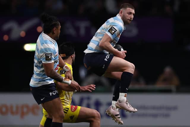 Finn Russell played for Racing92 in their Top 14 match against La Rochelle on Saturday night.