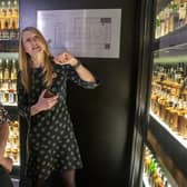 SNP leadership candidate Kate Forbes with Susan Morrison, chief executive of the Scotch Whisky Experience. Picture: Jane Barlow/PA Wire
