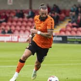 Steven Fletcher in pre-season action for new club Dundee United.