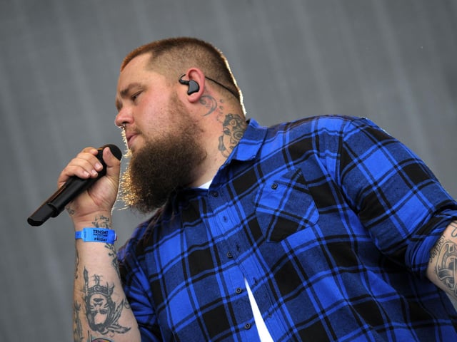 Rag 'N' Bone Man performs on the main stage  (Photo ANDY BUCHANAN/AFP via Getty Images)