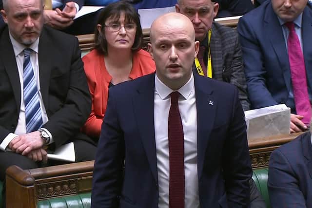 SNP Westminster leader Stephen Flynn should have reflected on whether his approach to Wednesday's motion could serve his own party while helping the people of Gaza. PIC: House of Commons/UK Parliament/PA Wire
